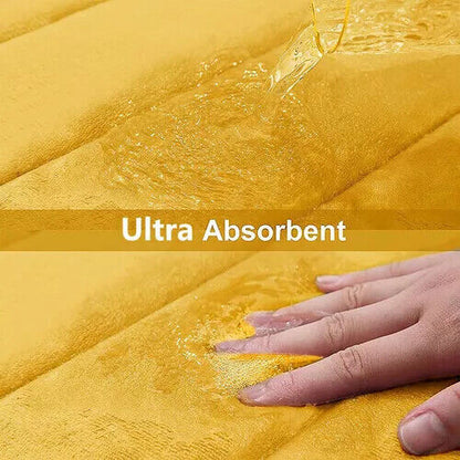 U Shaped Toilet Rugs (Orange)