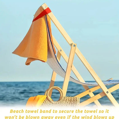 Towel Bands, 10pcs Elastic Beach
