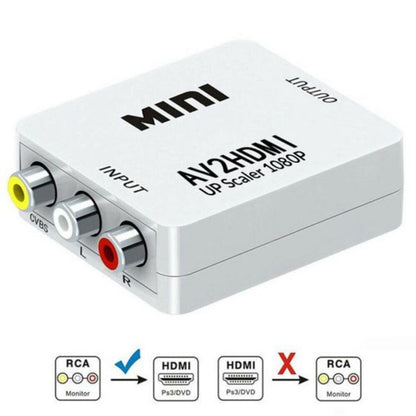 AV to HDTV Upscale Convertor 1080P 60Hz