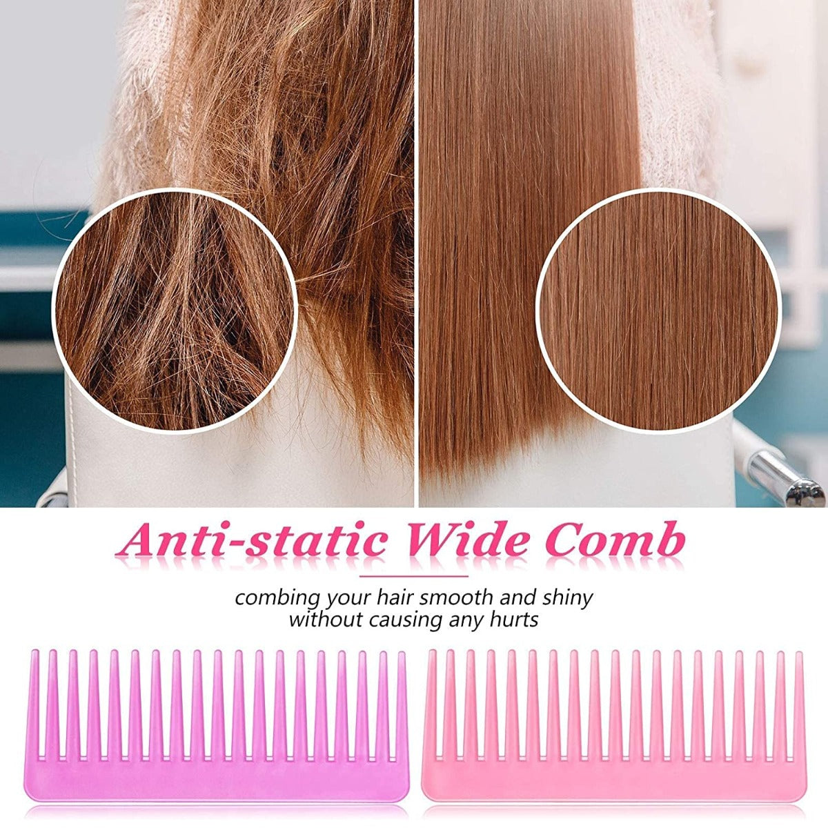 Wide 19 Tooth Detangling Comb