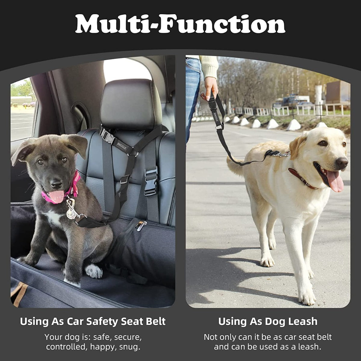 Dog Car Harness Seat Belt