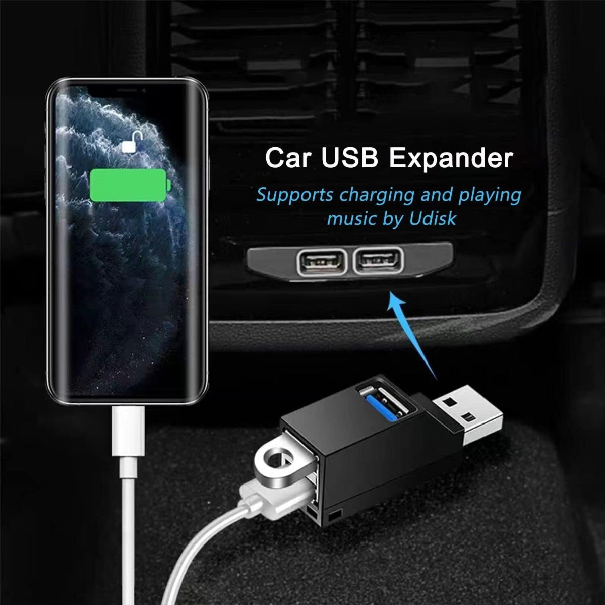 3 Port Usb Hub 3.0 Extender
