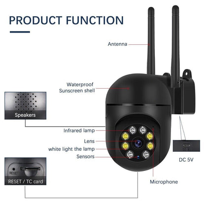 3MP HD Smart 5G Wifi Camera IP66