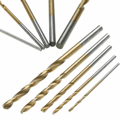 Titanium Twist Drill Bits Set of 50pcs
