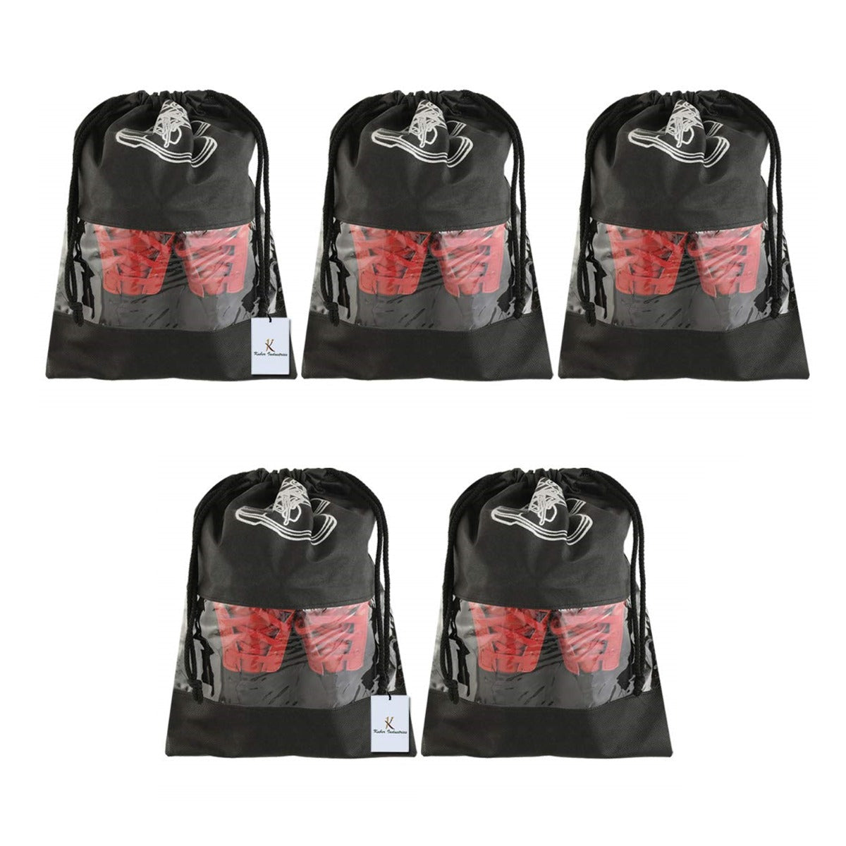 5Pcs Travel Shoe Bag