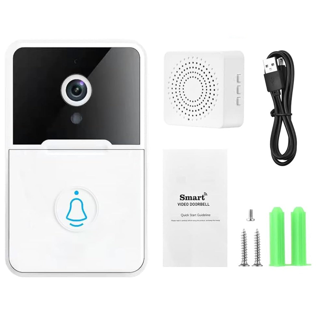 Smart Wireless WiFi Security Doorbell Ring Bell Chime