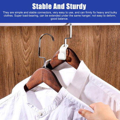 60pcs Clothes Hanger Connector Hooks