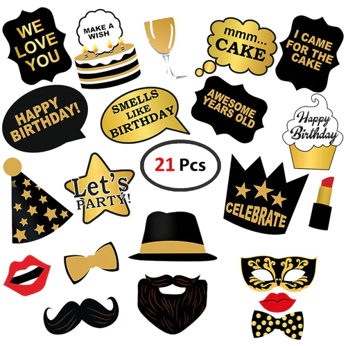 Birthday Party Props Funny Crown 21PCS