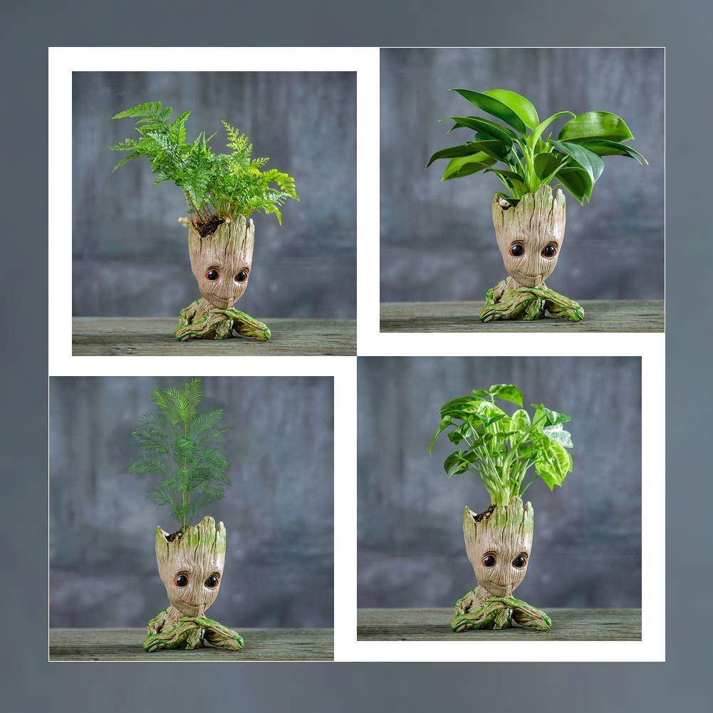 Groot Pen Stand Flower Plant Pot