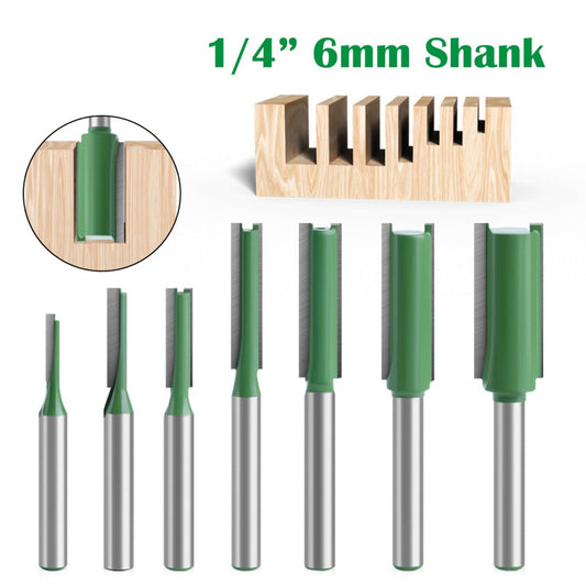 7 Pcs 1/4 Shank Router Bit