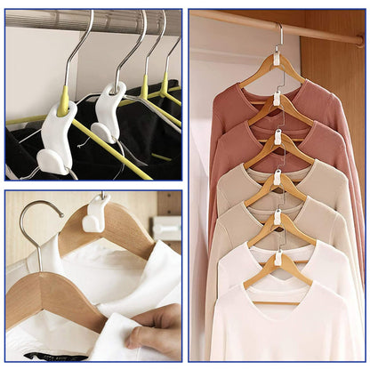 60pcs Clothes Hanger Connector Hooks