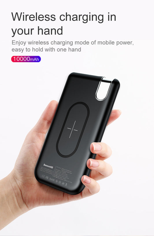 Wireless Charge Power Bank 10000 mAh