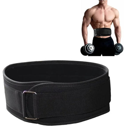 Adjustable Nylon Weight Lifting Belt for Men and Women