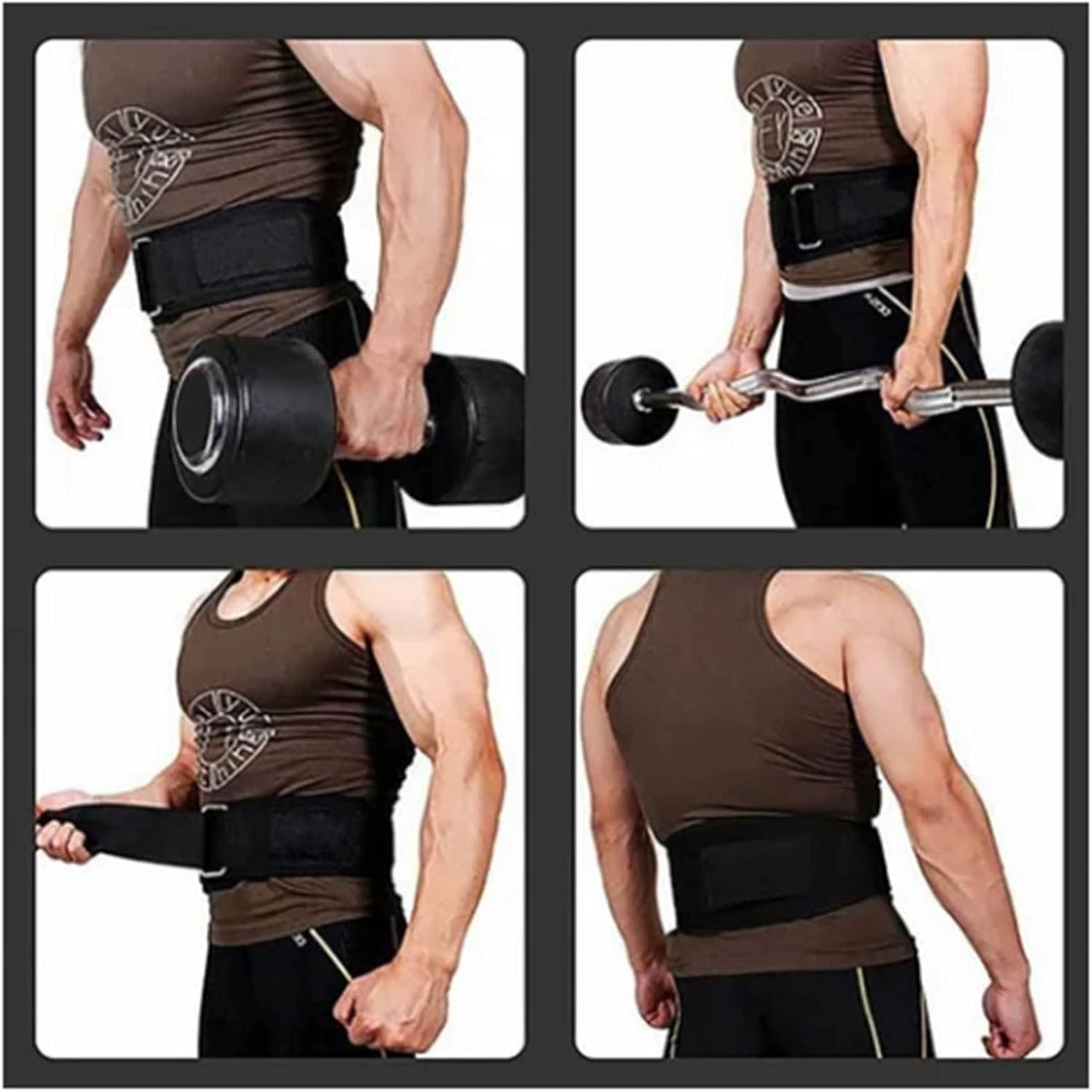Adjustable Nylon Weight Lifting Belt for Men and Women