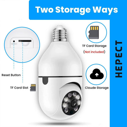 1080P Wireless Wi-Fi Light Bulb Security Camera