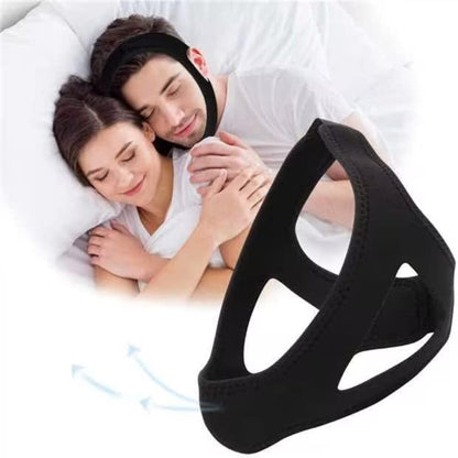 Anti-Snore Chin Strap - Adjustable Sleeping Aid Belt