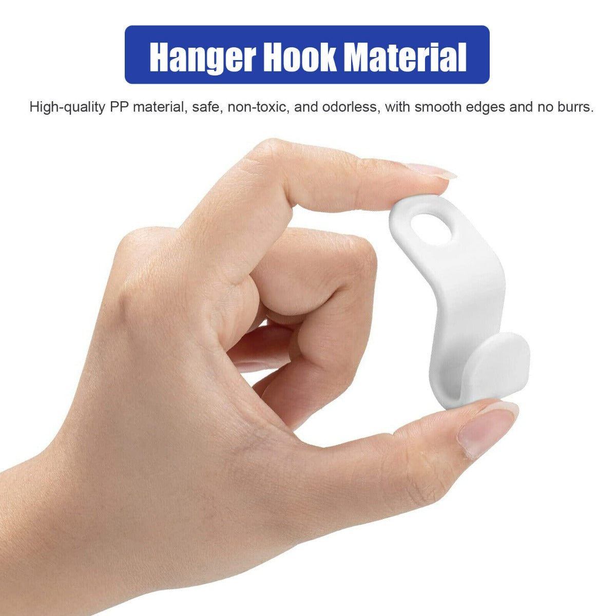 60pcs Clothes Hanger Connector Hooks