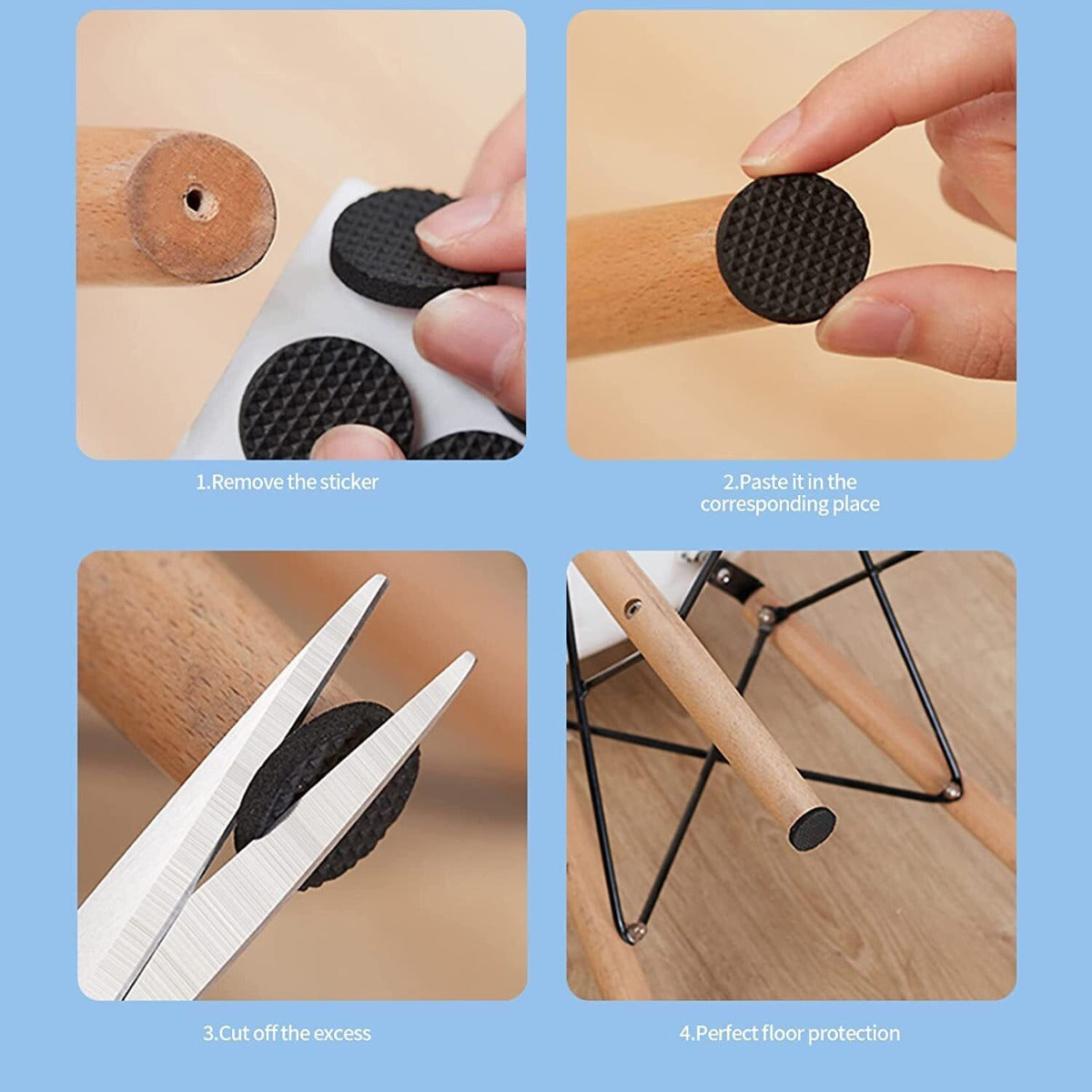 30 Pcs Floor Protector pads-Round