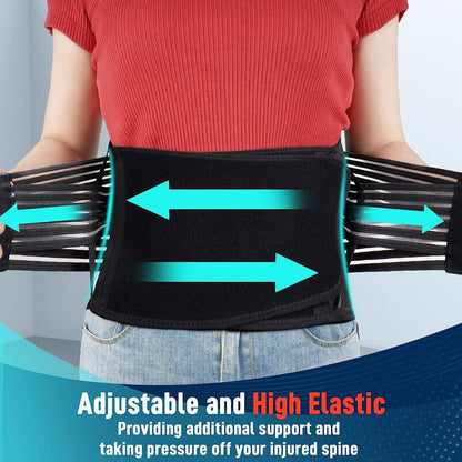 Back Support Belt With Adjustable Straps-XXL