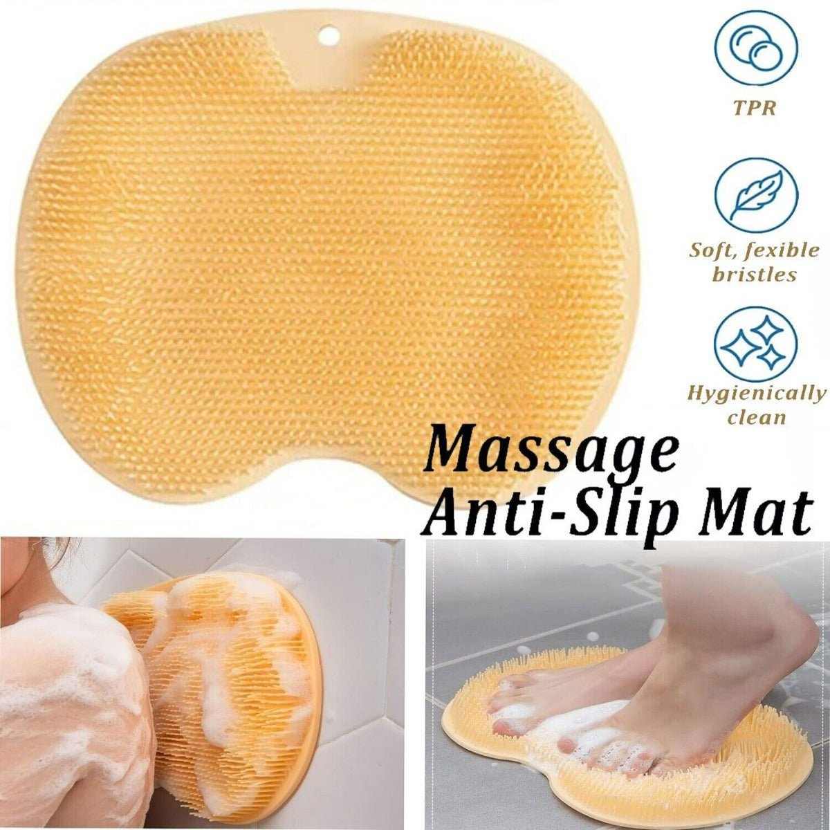 Shower Foot Back Scrubber