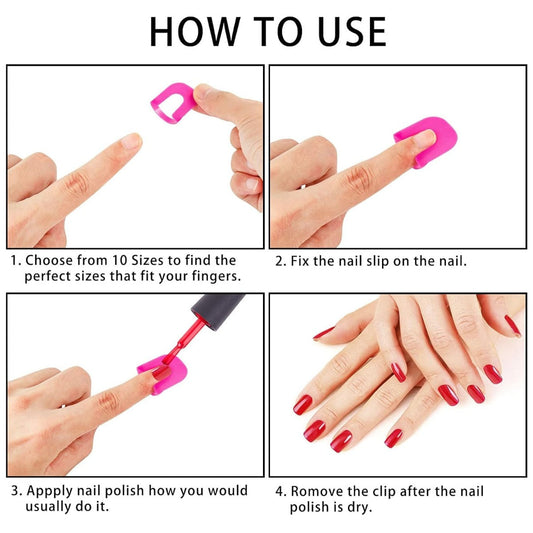 26 Pcs 10 Sizes U Curve Shape Nail Protector