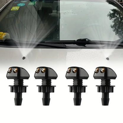 Windshield Wiper System With 4pcs Car Replacement Nozzles