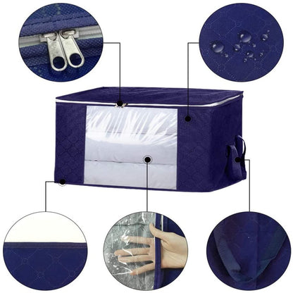 Foldable Clothes Storage Bags with Zipper