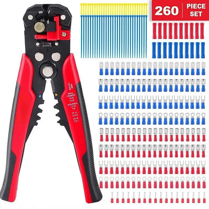 260PCS Spade Terminals Insulated Wire Connectors
