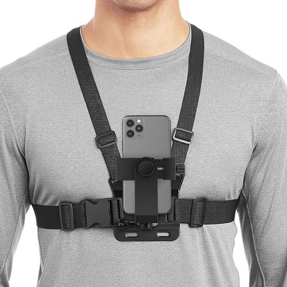 Chest Mount Strap Cell Phone Holder