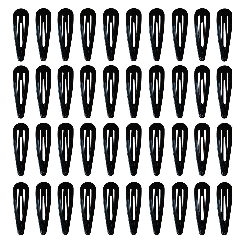 Simple Solid Color Snap Hair Side Clips Accessories Non-Slip For Girls & Women