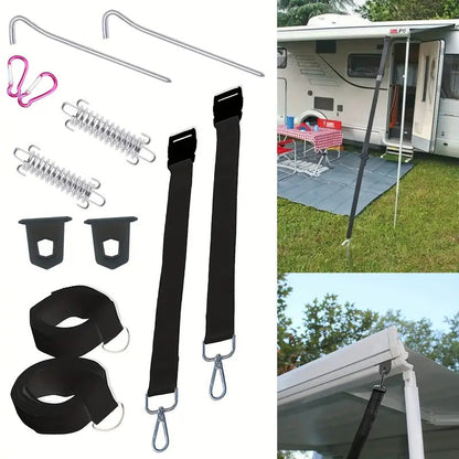 Fiamma Awning Tie Down Kit Type S Black