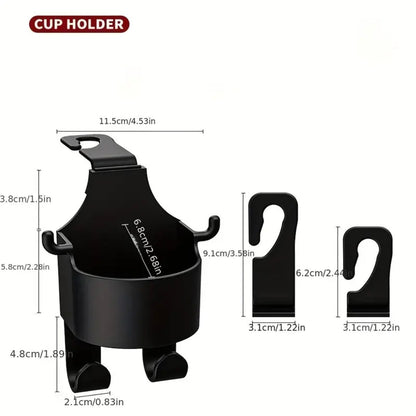 1pc Universal Car Seat Headrest Hook Storage Hanger Car Back SeatOrganize Car Interior Accessories