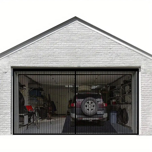 Double Garage Screen velcro Garage Door Net