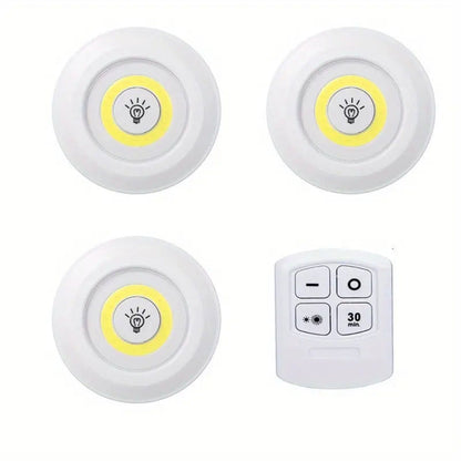 3pcs Smart Wireless LED COB Night Light