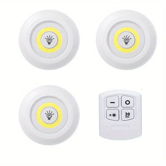 3pcs Smart Wireless LED COB Night Light