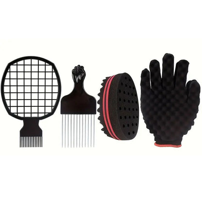 4Pcs Hair Comb Set