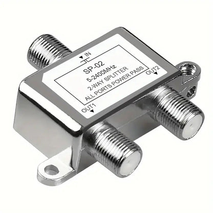 5-2400MHz 2-way Coaxial Digital Cable Distributor