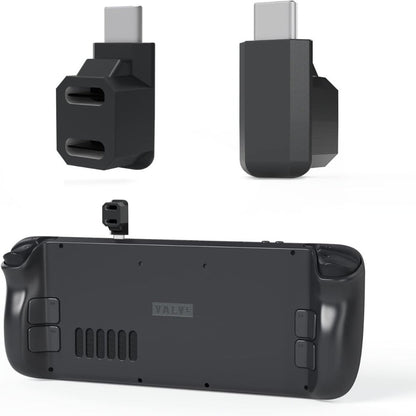 Steam Deck Adapter Type C 1 To 2 Adapter Charging Transfer Data 2 In 1
