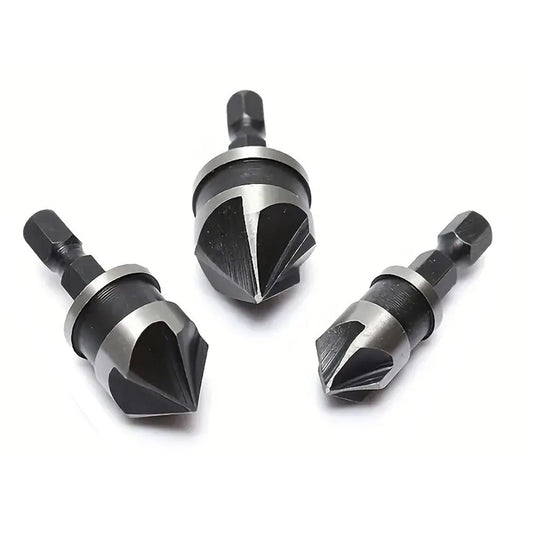 3pcs 1/4 INCHES Hex 12/16/19mm Countersink
