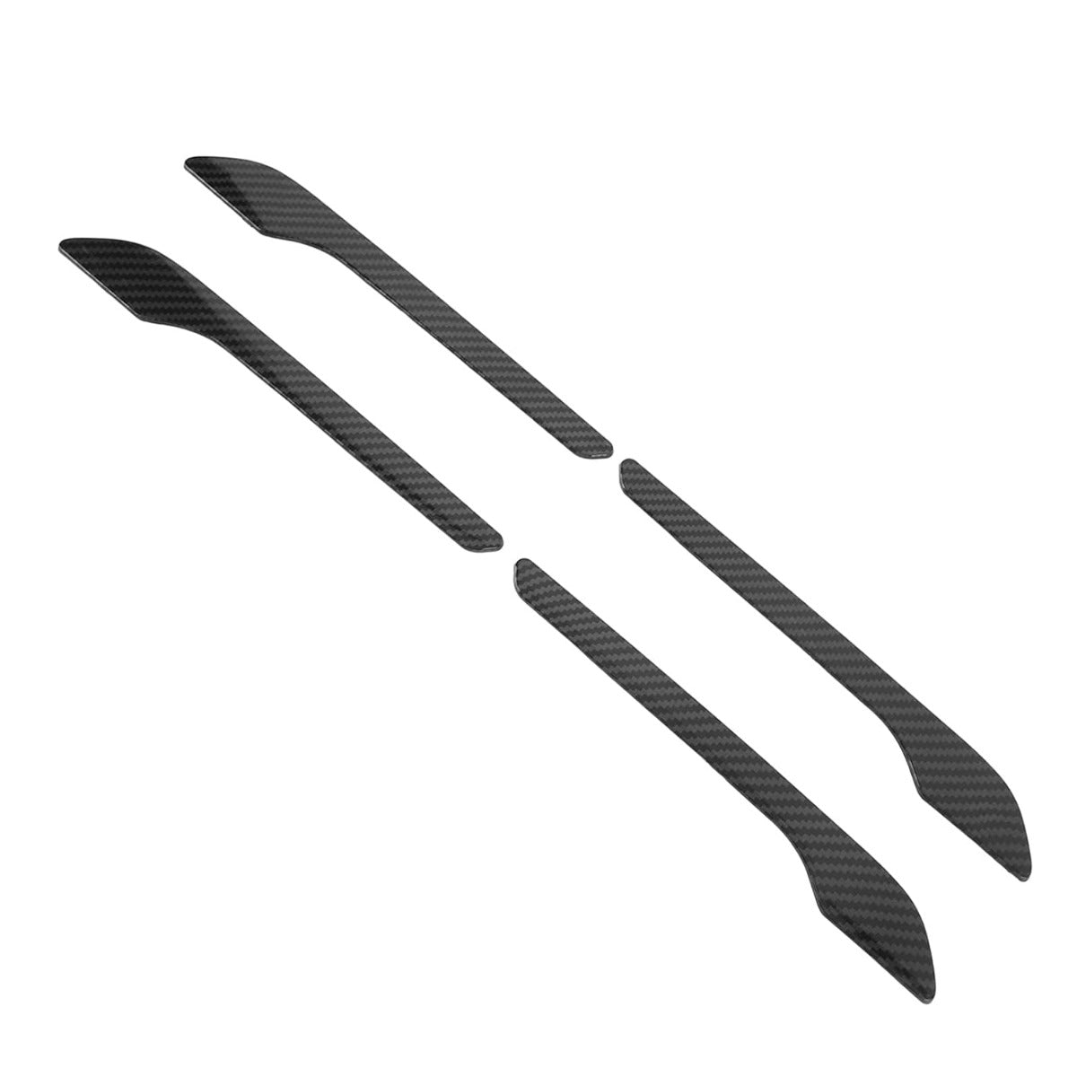 Carbon Fiber Door Silicone Sticker
