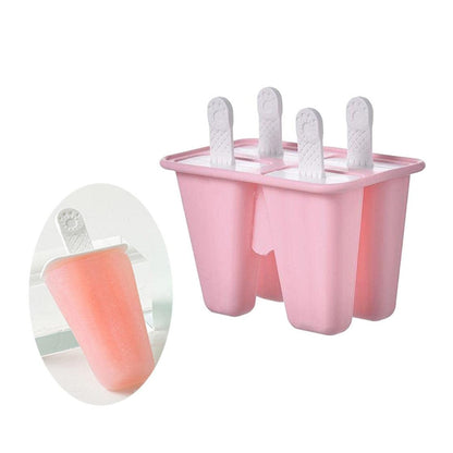 4 Cavities Popsicles Molds
