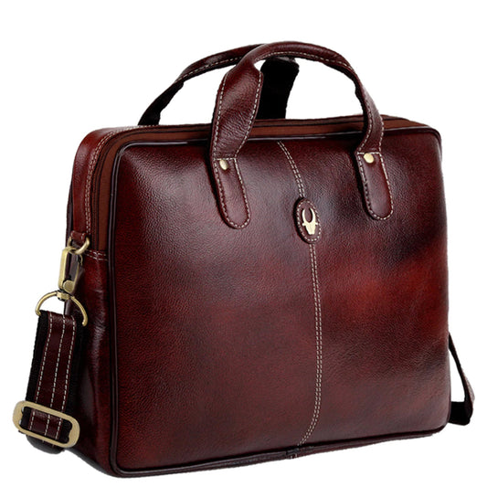 Genuine Leather 13 Inch Sleek Laptop Bag