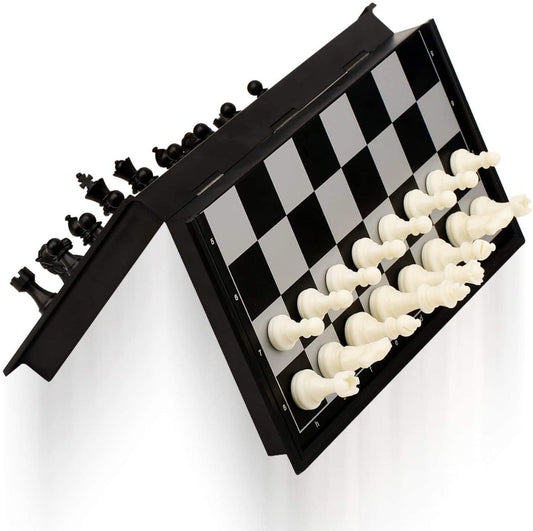 Black White Magnetic Chess Set