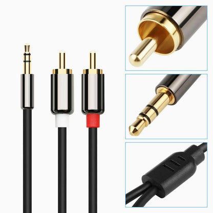 2 RCA to 3.5 mm AUX Cable - 5 Meter