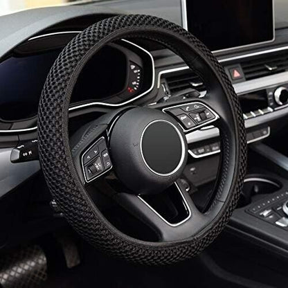 Leather Steering Wheel Cover