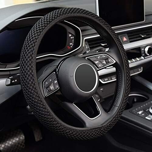 Leather Steering Wheel Cover