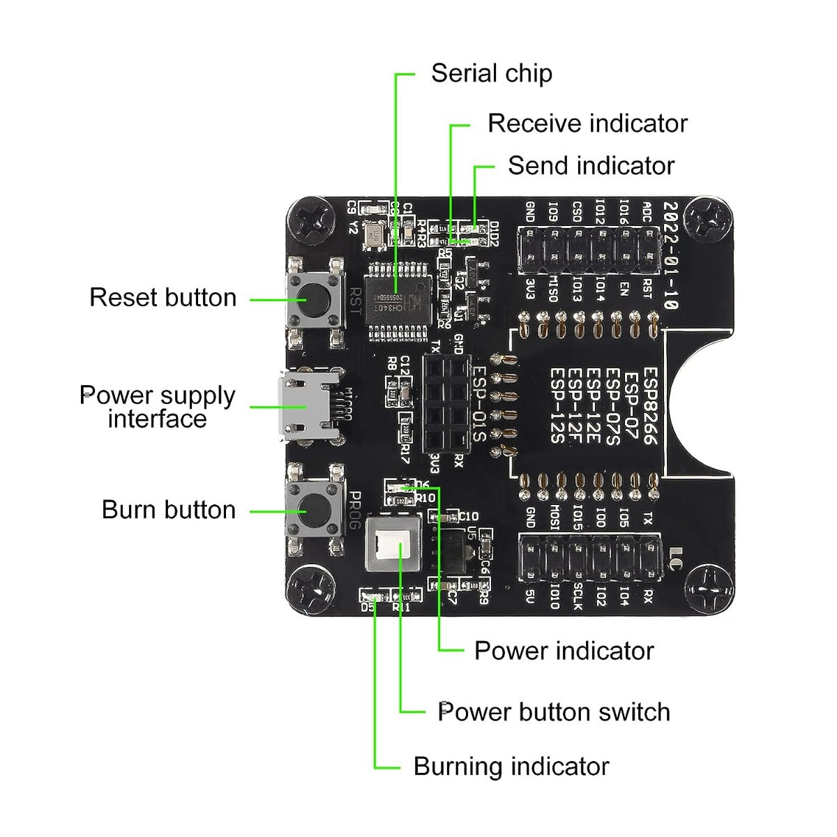 WIFI Transceiver Module Board AP+STA