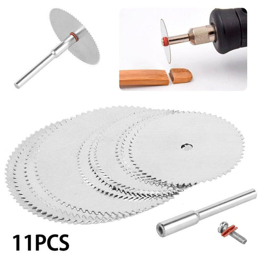11pcs HSS Circular Saw Blade Set
