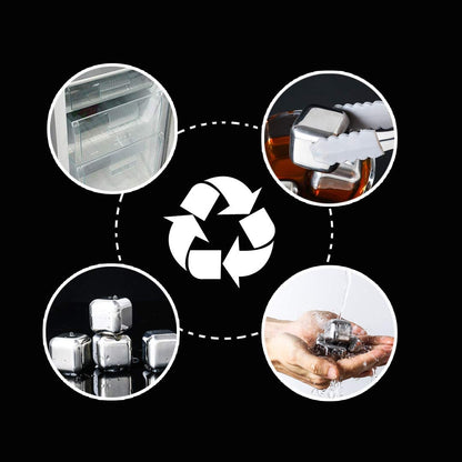 Stainless Steel Ice Cubes Reusable