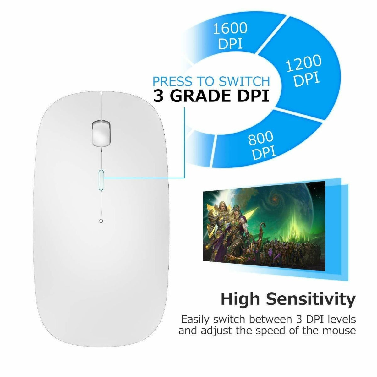 Wireless Mouse-White